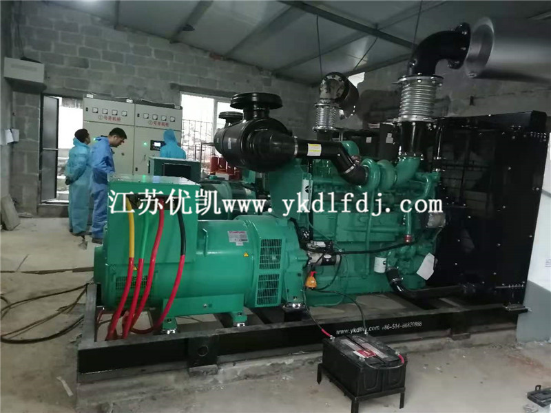 2020年11月14日，400KW重慶康明斯發(fā)電機(jī)組2臺并機(jī)交付養(yǎng)殖公司使用