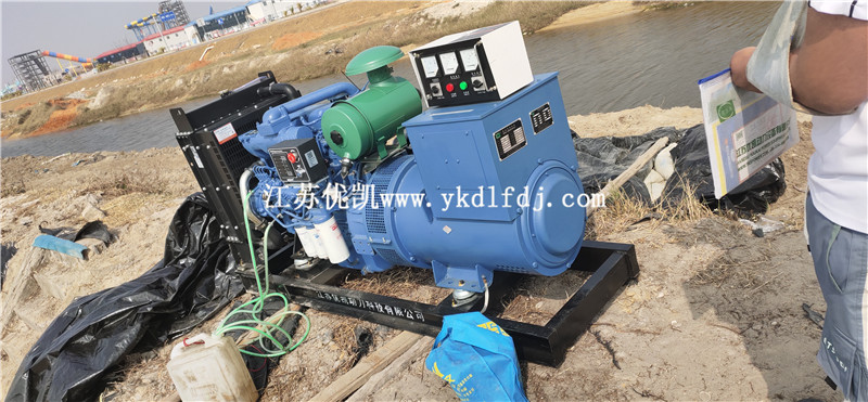 2021年2月3日，75KW玉柴發(fā)電機(jī)組交付廣西北海某工地使用