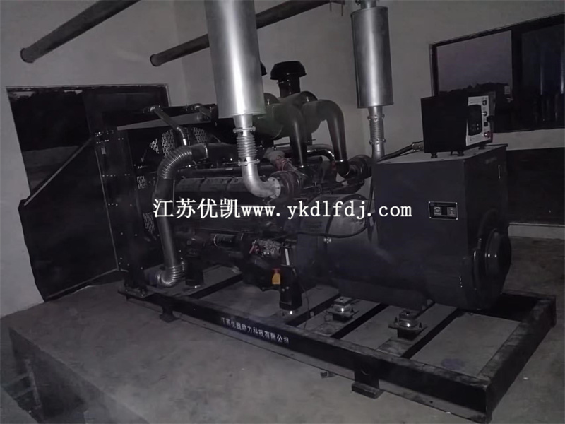 2022年4月27日，600KW上柴發(fā)電機組交付廣西欽州某工程使用