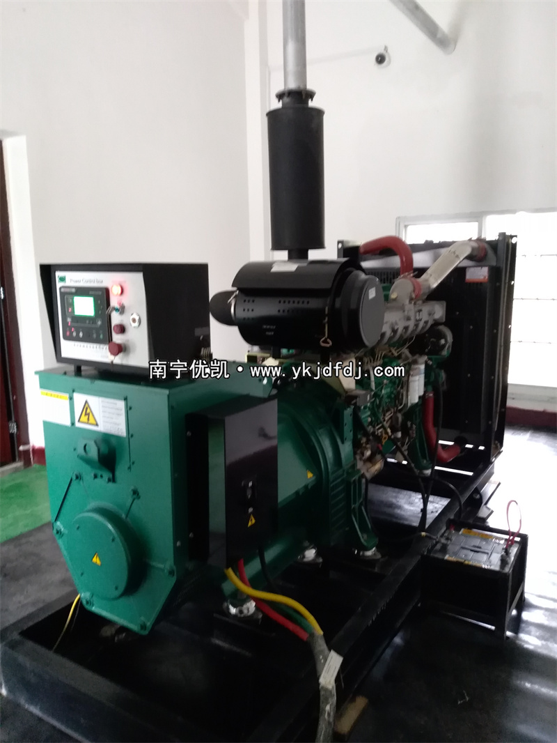 2022年6月28日，200KW玉柴發(fā)電機(jī)組崇左項(xiàng)目安裝調(diào)試完畢